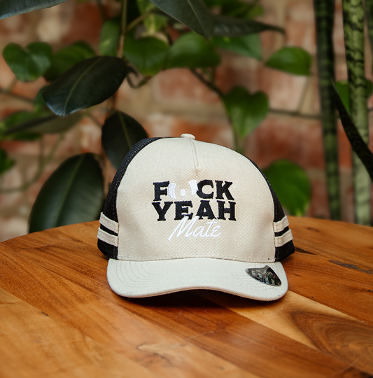 F🐨ck Yeah Mate Trucker Cap - Stone