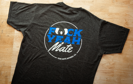 F🐨ck Yeah Mate Tee - Black Marle