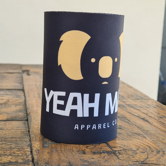 Yeah Mate Original Logo Stubby Holder - Black